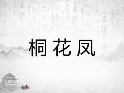 桐花凤