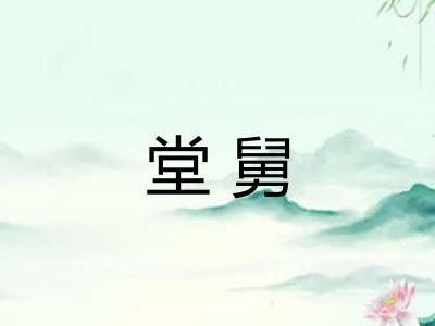 堂舅