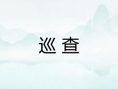 巡查