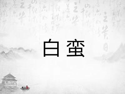 白蛮