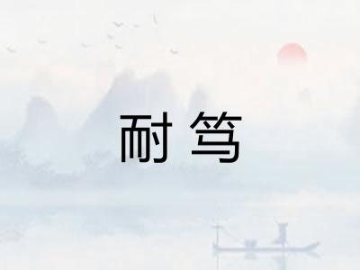 耐笃