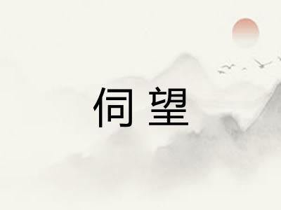 伺望