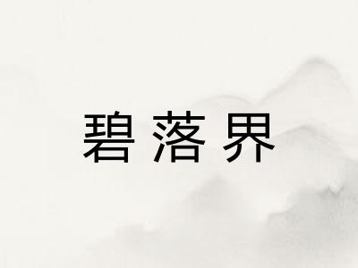 碧落界