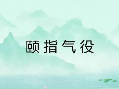 颐指气役