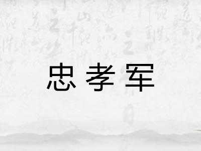 忠孝军