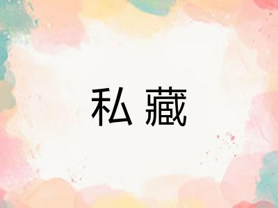 私藏