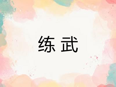 练武