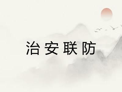 治安联防