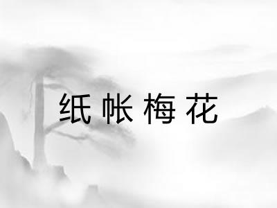 纸帐梅花