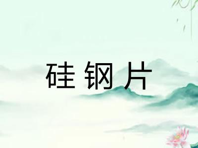 硅钢片