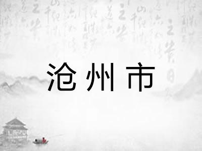 沧州市