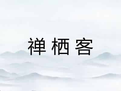 禅栖客