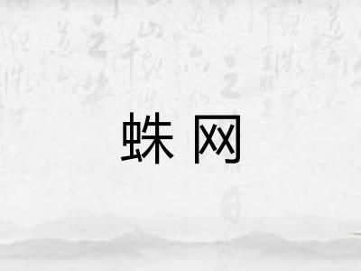 蛛网