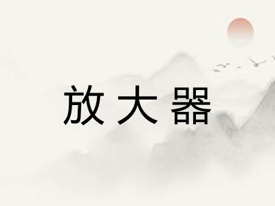 放大器