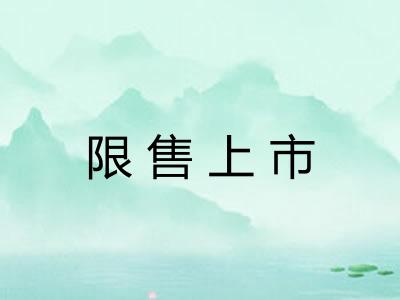 限售上市