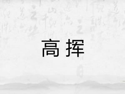 高挥