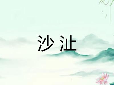 沙沚