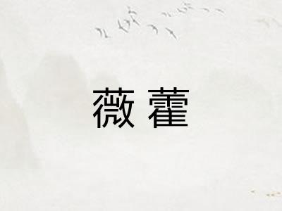 薇藿