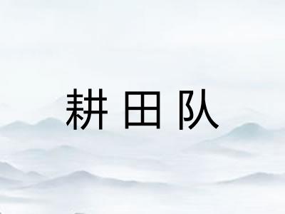 耕田队