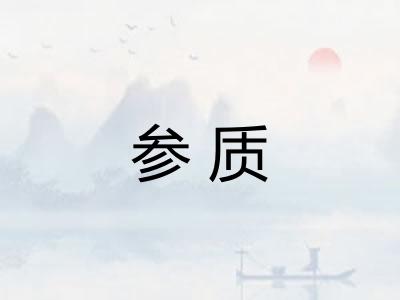参质