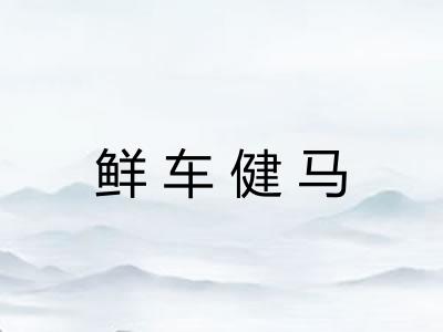 鲜车健马
