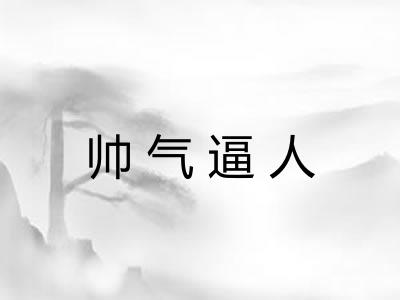 帅气逼人