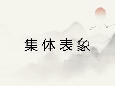 集体表象 集体表象