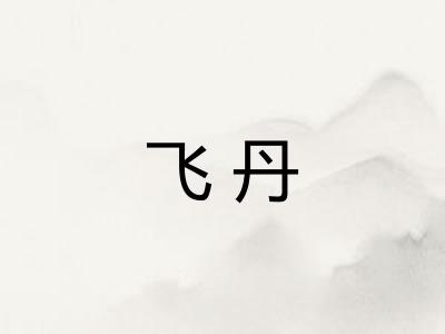 飞丹