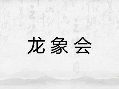 龙象会