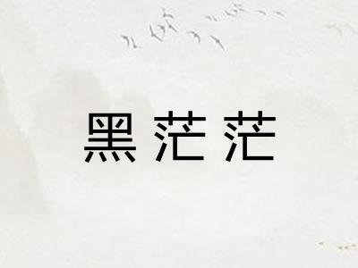 黑茫茫