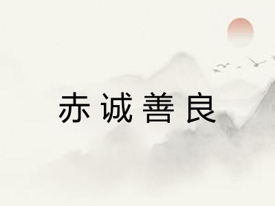 赤诚善良