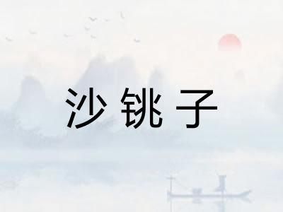 沙铫子