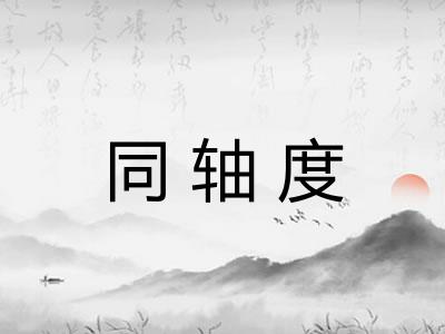 同轴度
