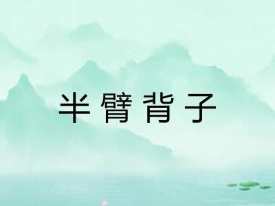 半臂背子