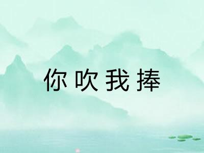 你吹我捧