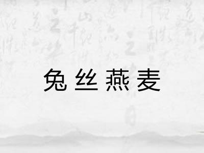 兔丝燕麦