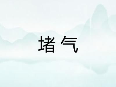 堵气