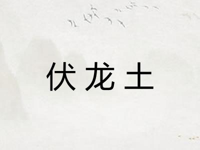 伏龙土