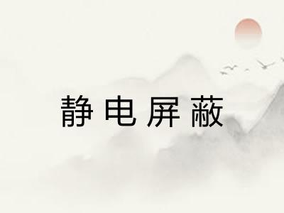 静电屏蔽