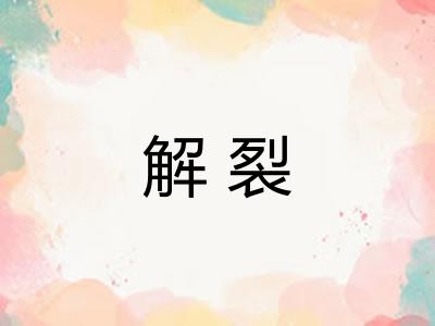 解裂
