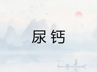 尿钙