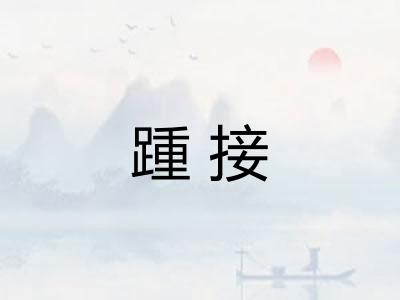 踵接
