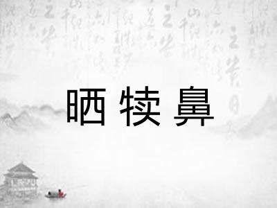 晒犊鼻