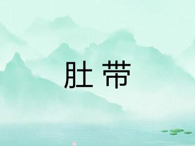 肚带