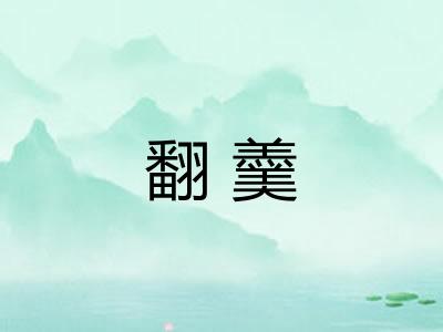 翻羹