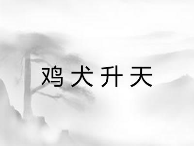 鸡犬升天