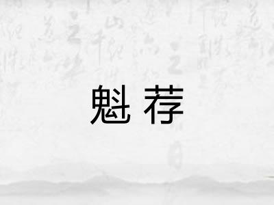 魁荐