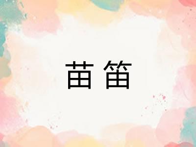 苗笛
