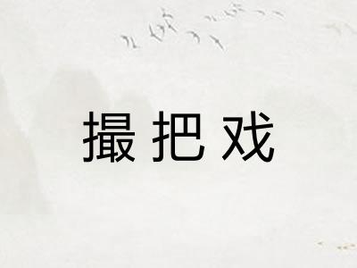 撮把戏