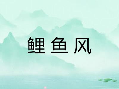 鲤鱼风